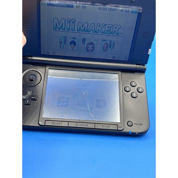 Nintendo 3DS XL Handheld Game Console SPR-S-USZ/F-C0 Red/Black tested READ - Picture 5 of 13